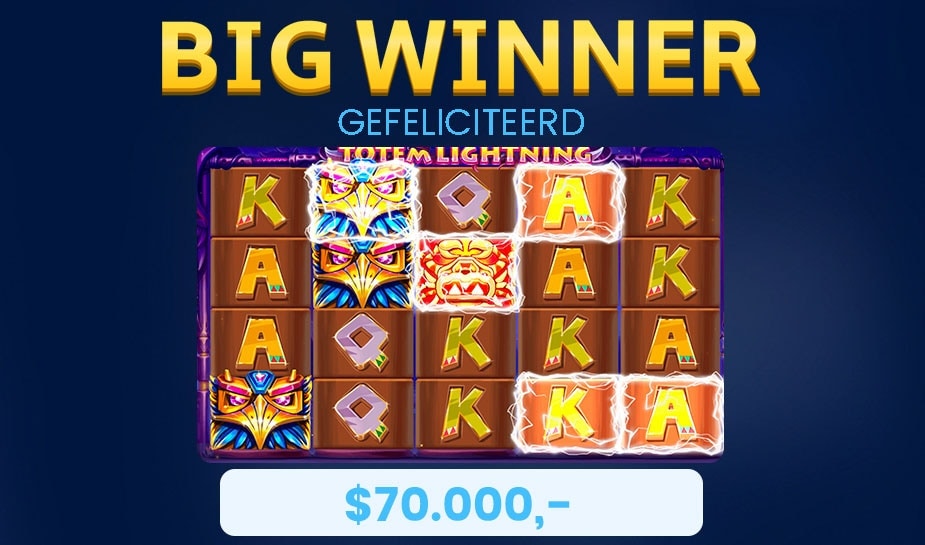 Big Win: player wins jackpot of $ 70,000!