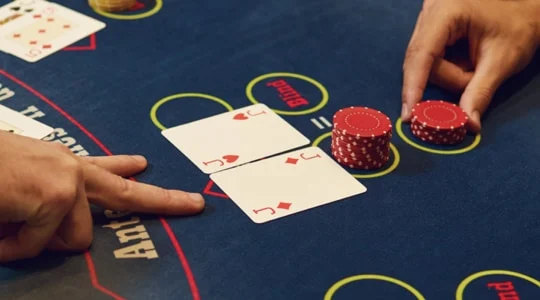 Look at the cards and decide