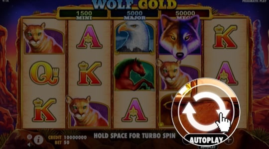 Press the spin button