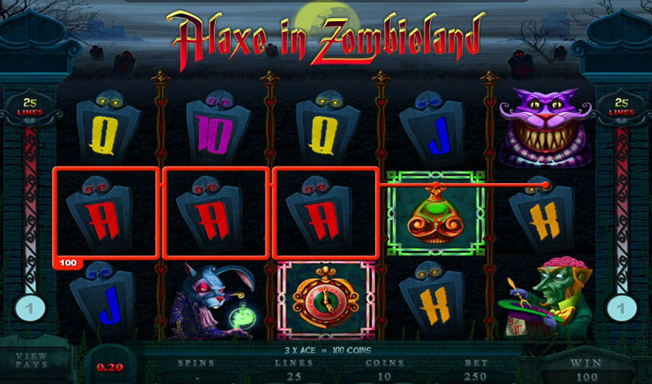 Alaxe in Zombieland (Microgaming)