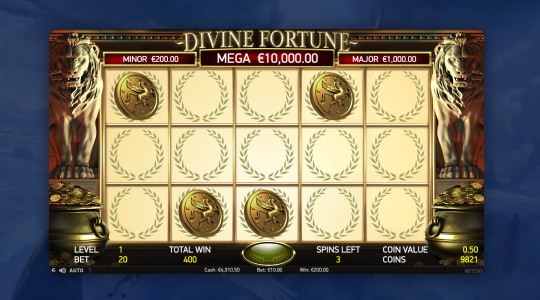 Activate the jackpot game