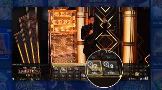 Watch where lightning hits the playing field