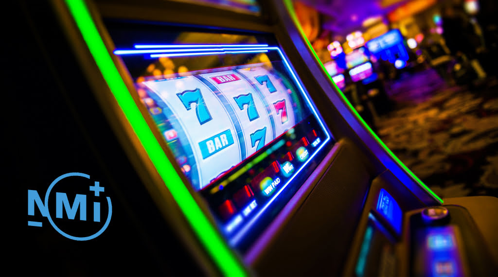 NMI sticker on slot machines