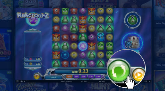 Choose the number of spins