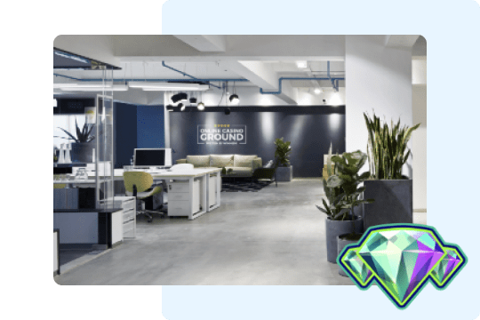 origin of online casino ground