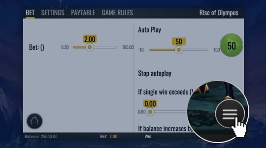 Choose the number of spins