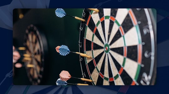 Betting on darts