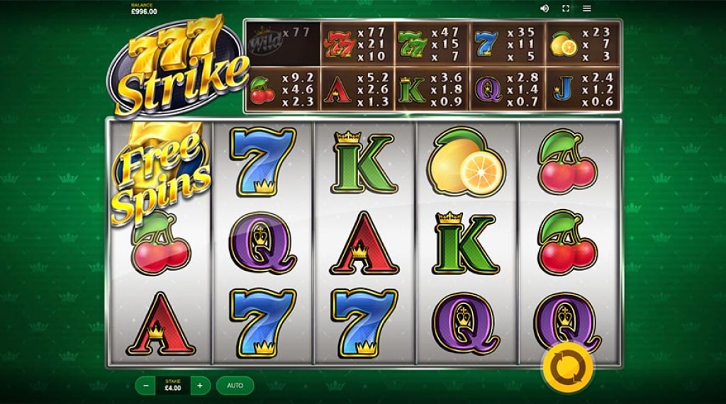 Bonus 777 Strike Slot