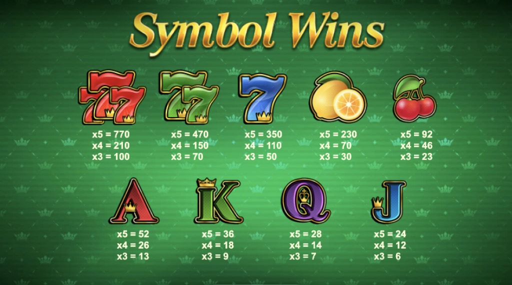 777 strike slot symbols