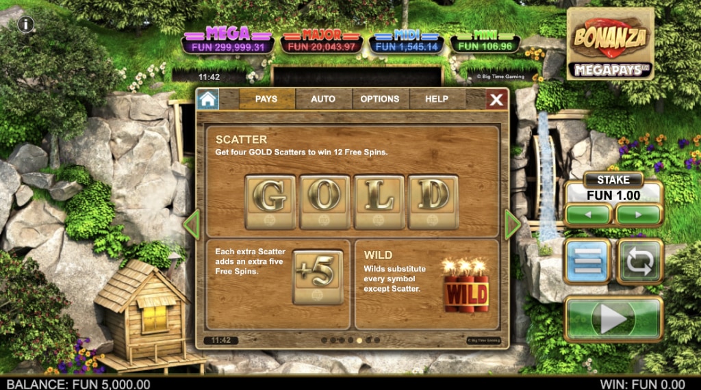 Free spins bonanza megapays slot