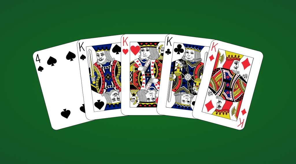 Four of a kind caribbean stud poker slot