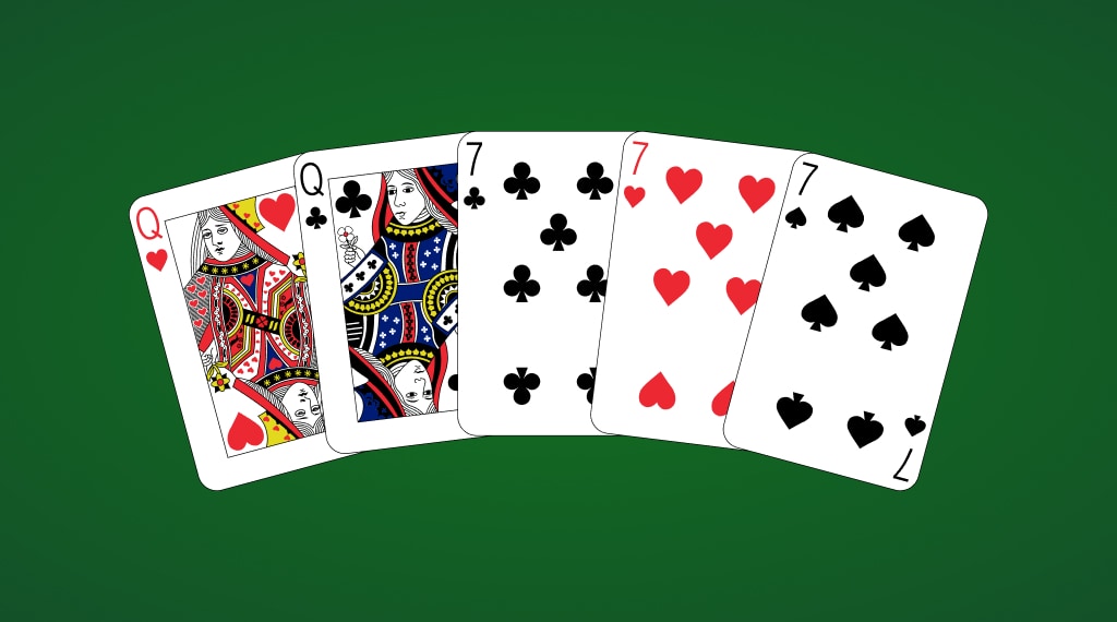 Full house caribbean stud poker