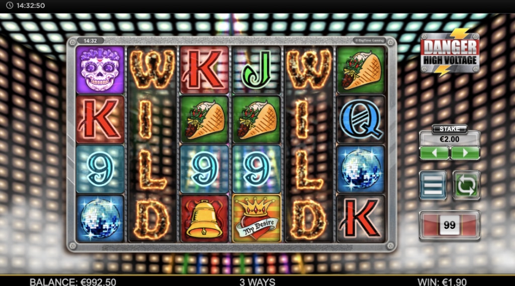 Rules of the game danger high voltage slot