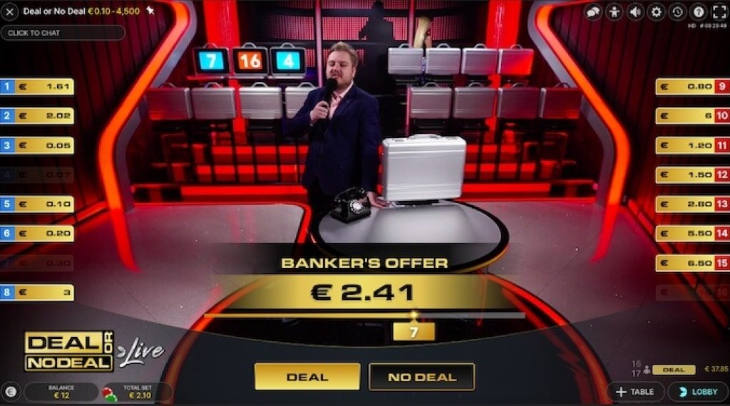 Rules of the game Deal Or No Deal Live