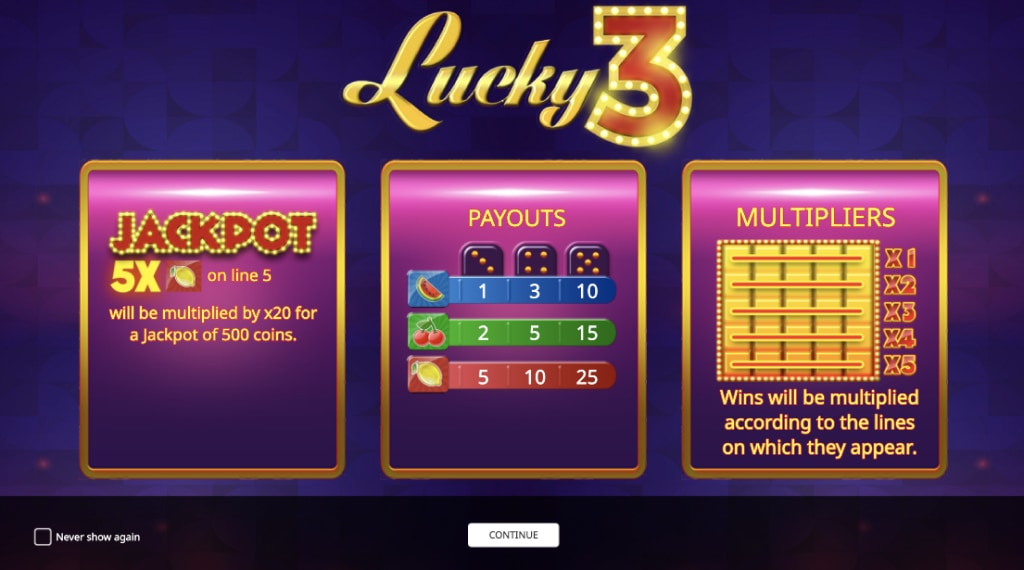 How does Lucky 3 work?