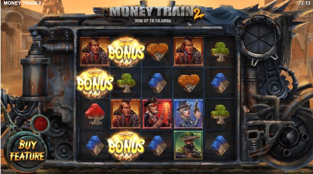 Bonus games of Money Train 2