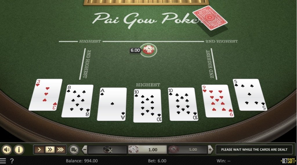 Rules of Pai Gow Poker