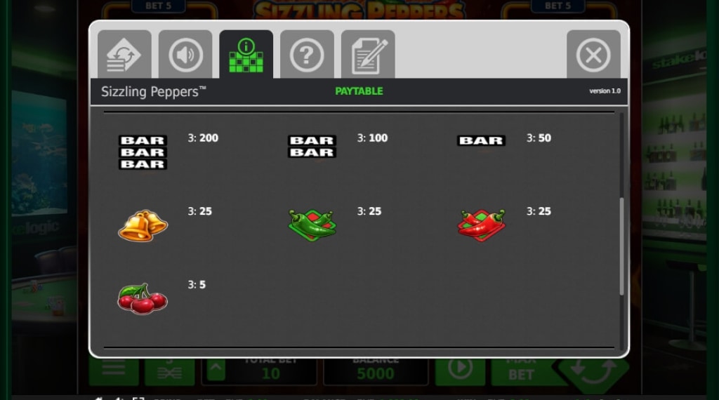 How does Sizzling Peppers work