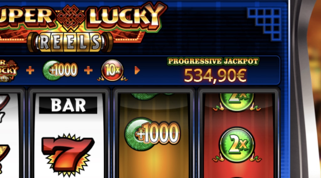 Super Lucky Reels progressive jackpot